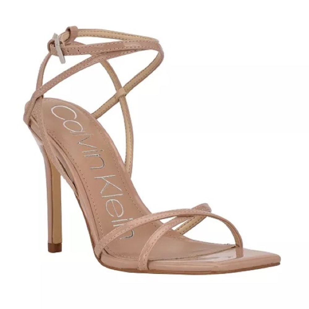 NIB Calvin Klein Women's Tegin Strappy Dress High Heel Sandals - Size 9